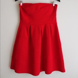 Beautiful Red Strapless Dress!